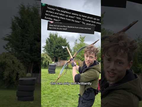 Can you shoot an axe from a bow? thumbnail