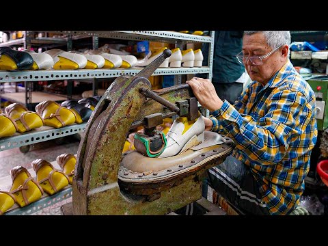 Process of Making Handmade Women's Shoes by a 70-Year-Old Artisan / 手工女鞋製作 - Taiwan Shoemaker thumbnail