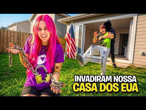 ESCUTAMOS UM BARULHO ESTRANHO NA CASA DOS EUA *ficamos com medo ?  thumbnail