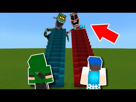 NÃO SUBA NA ESCADA ERRADA DE LUCKY BLOCKS DO MÍMICO NO MINECRAFT!! thumbnail