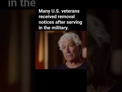 Mexican U.S. veteran self-deports and throws his medals before entering Mexico. thumbnail
