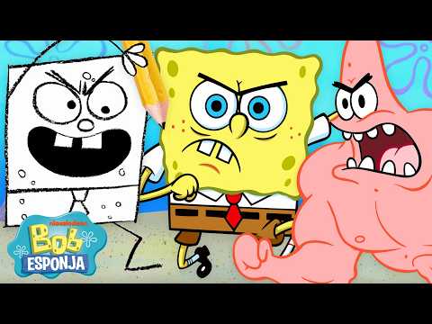Bob Esponja | As maiores rivalidades do Bob Esponja 😤 | 90 Minutos | Bob Esponja em Português thumbnail