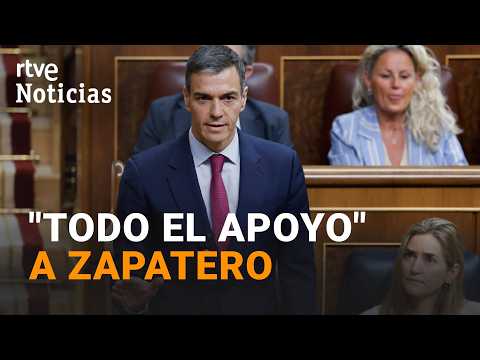 IMPUTACIÓN de ZAPATERO | SÁNCHEZ da su APOYO al EXPRESIDENTE ante las CRÍTICAS de FEIJÓO | RTVE thumbnail
