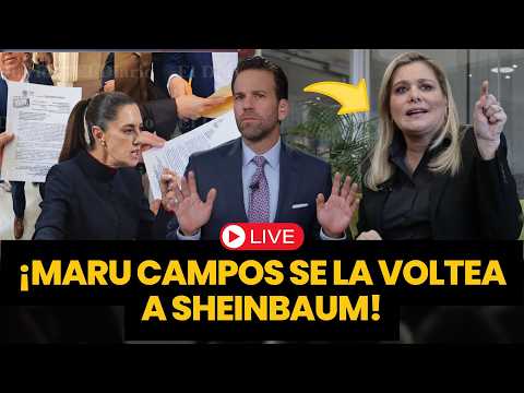 ¡BOMBAZO! ¡MARU CAMPOS ENLOQUECE a CLAUDIA! ¡TIRA CIRCO de la FGR y EXPONE a ROCHA MOYA! | #loret thumbnail