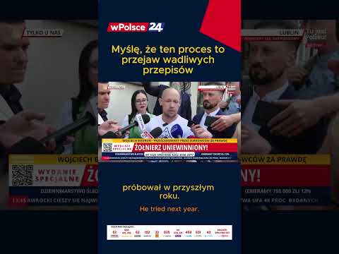 Uniewinniony żołnierz: - Myślę, że ten proces to przejaw wadliwych przepisów thumbnail