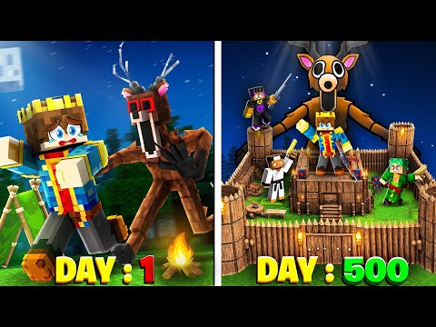 500 days But We are Trapped In The FOREST ? thumbnail