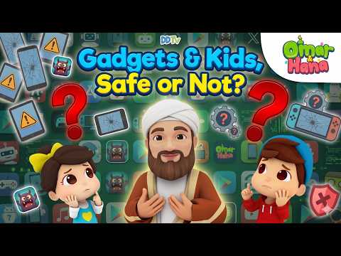 Gadgets & Kids, Safe or Not?? 🤔📵 | Islamic Series & Songs For Kids | Omar & Hana English thumbnail