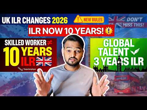 UK ILR Changed to 10 Years? How Global Talent Visa Gives You 3-Year Fast Track 2026 | Complete Guide thumbnail