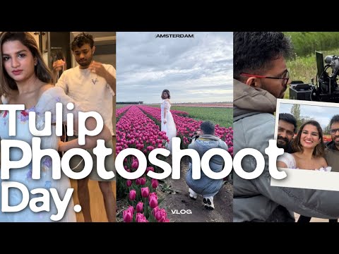A dreamy photoshoot in Tulip field | It’s tulip season in Netherlands | Photoshoot Saturday  thumbnail