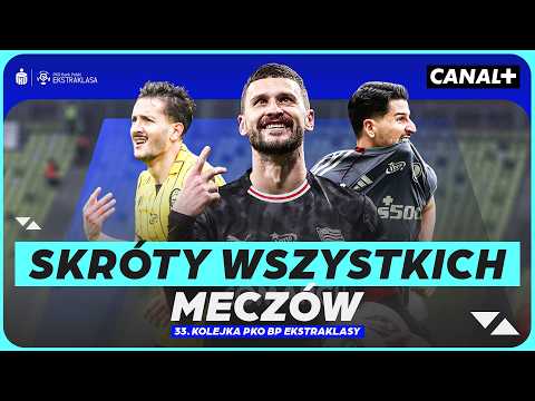 WSZYSTKIE GOLE 33. KOLEJKI PKO BP EKSTRAKLASY | EKSTRAKLASA HIGHLIGHTS SHOW thumbnail