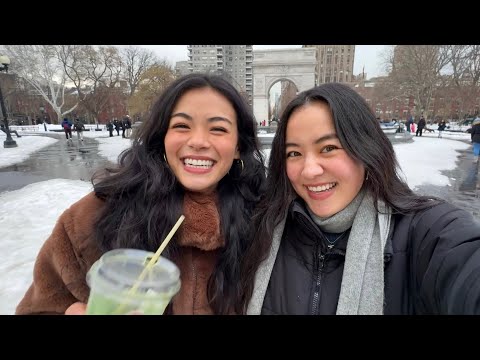 what it's like LIVING WITH MY SISTER in NYC (funniest day ever im cryng) thumbnail
