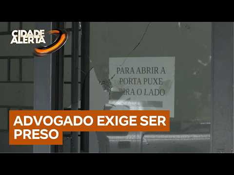 Advogado surta em delegacia, vandaliza plantão e acaba preso após ter "pedido" recusado thumbnail
