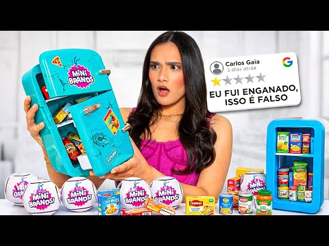 COMPREI A MINI GELADEIRA VIRAL E ME ARREPENDI MUITO!  thumbnail