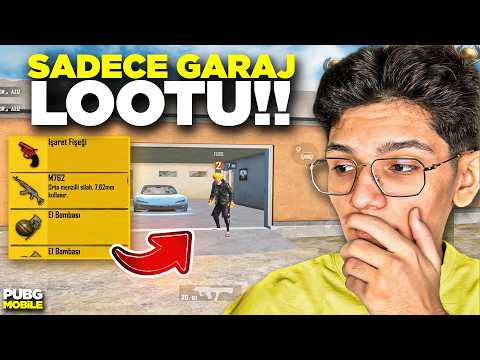 SADECE GARAJ LOOTU İLE KAZANMAK! - PUBG MOBİLE thumbnail