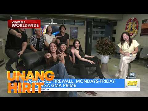 Task Force Firewall cast, sumabak sa UH Quiz Bee at nagbigay ng set tour | Unang Hirit thumbnail