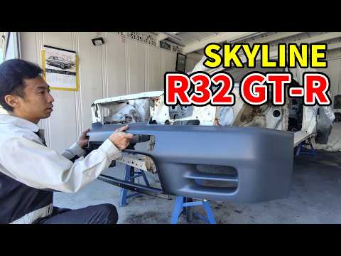 GT-Rのボロボロのバンパーを修理する【#13 R32 GTR レストア】NISSAN BNR32 Restore thumbnail