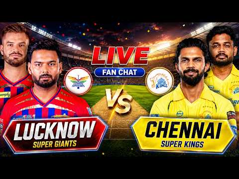 Live CSK vs LSG Match |Chennai Vs Lucknow Cricket | IPL Score CSK vs LSG live 1st innings last 2 Ov thumbnail