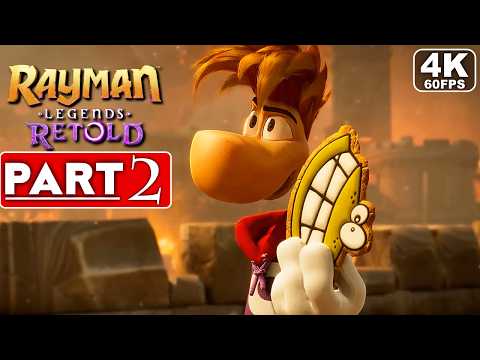 RAYMAN LEGENDS RETOLD Gameplay Walkthrough Part 2 [4K 60FPS] - No Commentary thumbnail