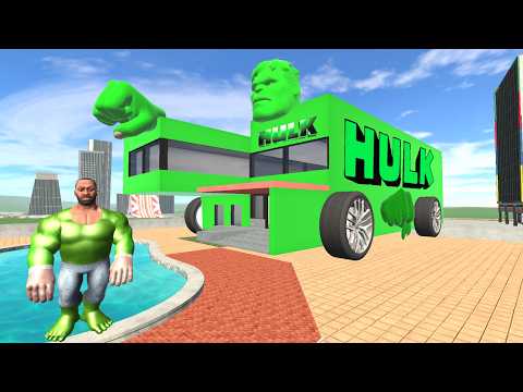 Franklin Change House to Hulk Bus in Indian Bike Driving 3D thumbnail
