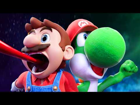 Mario Galaxy - What if Mario and Yoshi switch powers thumbnail
