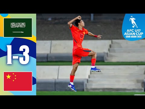 China PR reach first semi-final since 2004 | Saudi Arabia - China PR | Highlights AFC U17 Asian Cup™ thumbnail