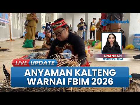 Mengenal Motif Jawet Riak Bunyat, Anyaman Dayak Kalteng yang Hadir di FBIM 2026 thumbnail