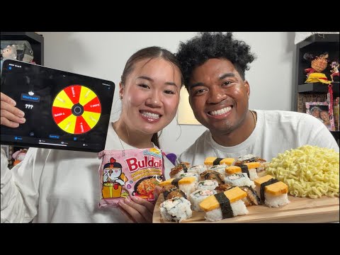 LIVE🔴 SUSHI OR BULDAK CHALLENGE🍣🔥 thumbnail