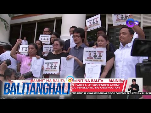 Obstruction of justice | Balitanghali thumbnail