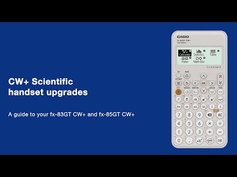 Upgrades to fx-83GT CW+ and fx-85GT CW+ thumbnail