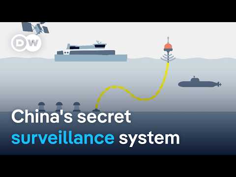 Mapping the underwater battlefield: China's secret surveillance system | DW News thumbnail