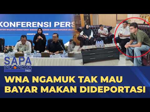 WNA Dideportasi Setelah Tolak Bayar Tagihan Makan di Kafe Tanah Abang Jakarta | SAPA PAGI thumbnail