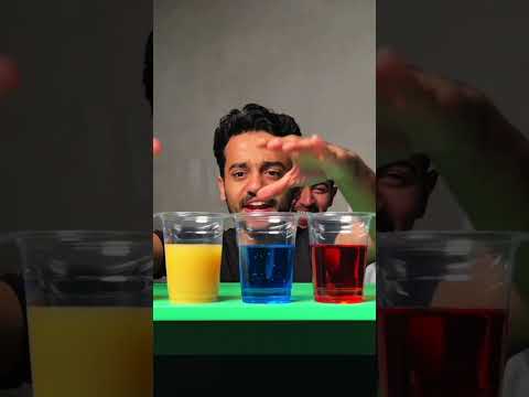 تحدي الأكواب الملونة 😂 #تحدي #challenge thumbnail