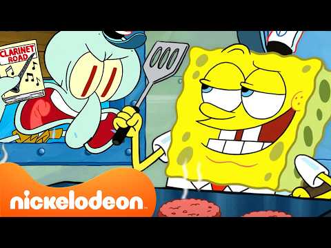 Bob l'éponge | Bob et Carlo travaillent SANS M. Krabs ! 😅 | 30 minutes | Nickelodeon France thumbnail