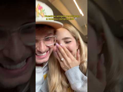 LA REACCIÓN DE NUESTROS AMIGOS A NUESTRO COMPROMISO 🤍💍 thumbnail
