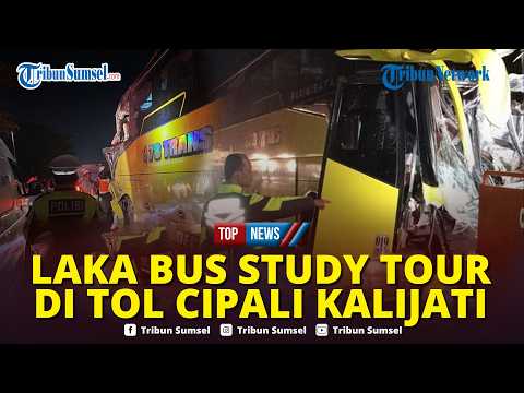 ?Kronologi Kecelakaan Maut Beruntun Bus Study Tour dan 2 Truk di Tol Cipali, Dipicu Oleng Mendadak thumbnail