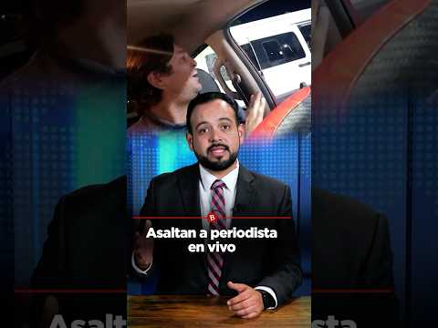 Asaltan a periodista en vivo thumbnail