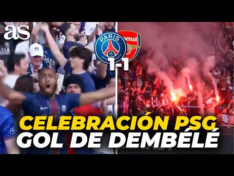 El Parque de los Príncipes SE VIENE ABAJO tras el GOL de DEMBELÉ | PSG 1 - Arsenal 1 thumbnail