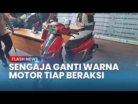 Modal Skotlet Ubah Warna Motor, Kawanan Jambret Spesialis Perhiasan Tertangkap Usai Viral di Jakbar thumbnail