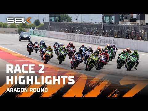 HIGHLIGHTS from a chaotic #WorldSPB Race 2 💥 | 2026 #AragonWorldSBK 🇪🇸 thumbnail