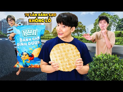 Tự Làm Bánh Gạo Khổng Lồ Khắc Chế Trẻ Trâu! thumbnail
