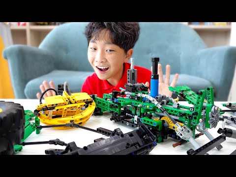 Color Block Truck Car Toy Assembly with Game Play for Kids Lego Technic thumbnail