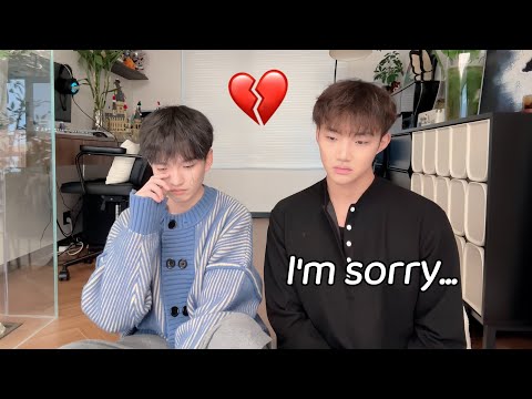 Sorry...After My Attempt To "Come Out" Failed, My Mother Forced Us To Break Up💔Cute Gay Couple Q&A thumbnail