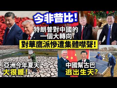 今非昔比！特朗普對中國的一個大轉向，對華鷹派慘遭集體噤聲！/亞洲今年夏天大很鑊！/中國幫古巴逃出生天？ thumbnail