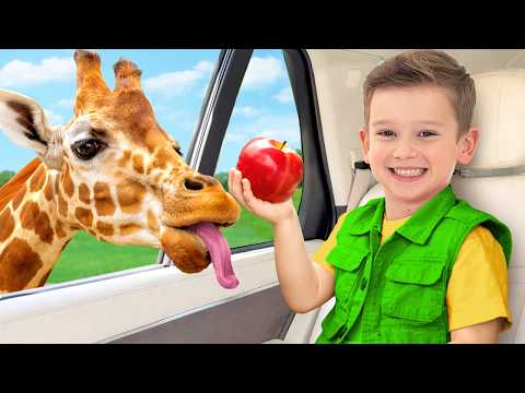 Mike and Sasha Safari Adventure with Uncle - Kids learn to be kind and help others thumbnail