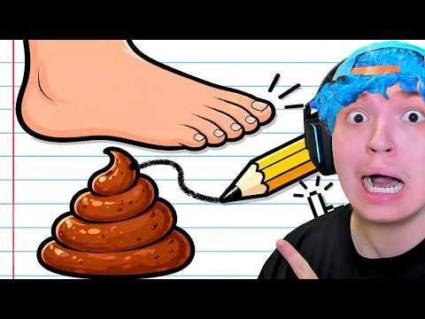EU NÃO DEVERIA TER PASSADO DESSE NÍVEL BIZARRO... ? (Just Draw) thumbnail