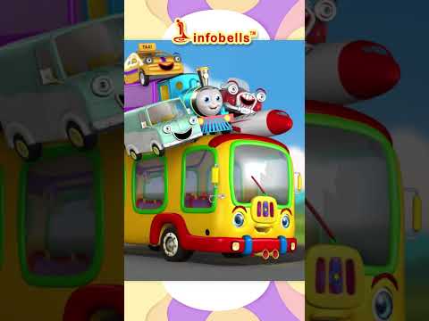 गाड़ी आयी छुक छुक-Gadi Aayi Gadi Aayi Chuk Chuk - Vehicle Song | Hindi Rhymes & Cartoons | Infobells thumbnail