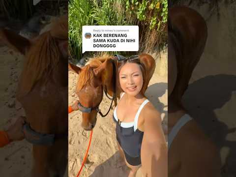 Berenang sama kuda di Nihi Sumba 🐴😱 #liburanseru #kuda #berenang #nihi thumbnail