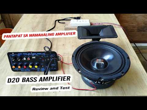 Budget Karaoke Amplifier na Quality at Malakas ang Sounds "AC/DC D20 HIFI BASS POWER AMPLIFIER TEST" thumbnail