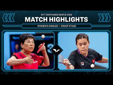 Xia Lian Ni vs Kong Tsz Lam | WS Group | #WTTSkopje 2026 thumbnail