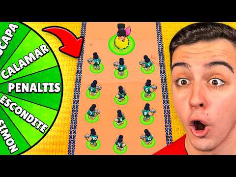 LA RULETA HACKEADA elige 10 MINIJUEGOS con SUSCRIPTORES 😱🚨 Brawl Stars thumbnail